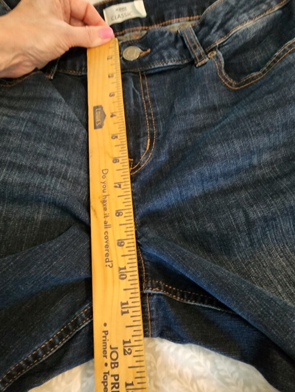 M Jeans By Maurices Classic Slim Boot Mid Rise Jeans, Size 12 Short - Picture 11 of 12